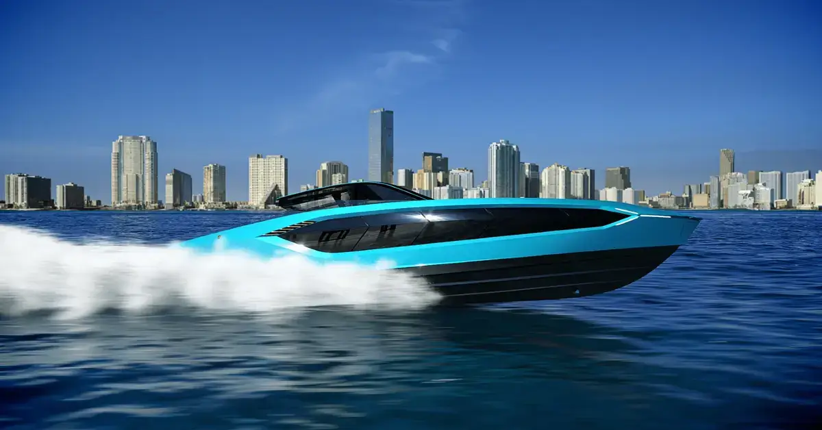 Lambo Speed Boat: Discover the Thrilling Tecnomar for Lamborghini 63 Experience